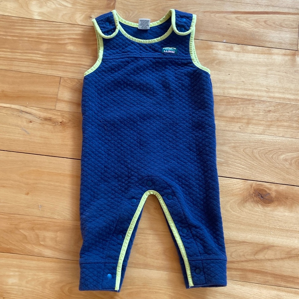 LL Bean Overalls - gender neutral 6-12M